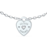 Brazalete Guess para Dama Guess Amore color plateado